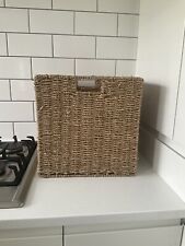 Woven storage basket for sale  STOCKPORT