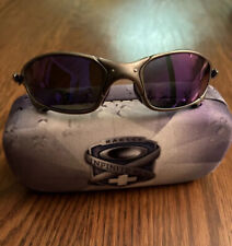 Óculos de sol Oakley Juliet lentes plasma/violeta irídio metal X novo sem etiquetas, usado comprar usado  Enviando para Brazil