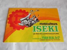 Vintage Catalogue ISEKI king of motoculture Rotovators cultivators etc 1970s na sprzedaż  Wysyłka do Poland