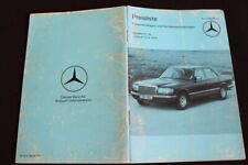 1979 Mercedes Baureihe 123 116 126 123 107 Roadster Preisliste Prospekt Brochure comprar usado  Enviando para Brazil