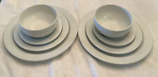 Used, Crate & Barrel Two Person White Porcelain Dining Set for sale  Shipping to South Africa