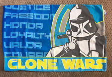 Funda de almohada estándar de doble cara Star Wars The Clone Wars Clone Trooper segunda mano  Embacar hacia Argentina