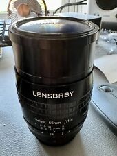 Lensbaby velvet 56mm for sale  BRENTWOOD