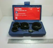 BLU-MOL  Electrician Hole Saw Kit 7 pcs. MC 9966561 Made In USA for sale  Plano