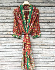 Usado, Pura Seda Kimono Largo Batas Vestido Mujer Noche KMO3849 comprar usado  Enviando para Brazil