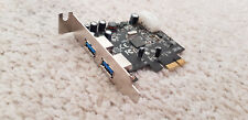 TPM E189948 PCI Express x1 Card - 2x USB v3.0 Low Profile PCIe SuperSpeed for sale  Shipping to South Africa