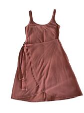 Mini vestido Lulu’s estilo doce e simples rosa enferrujado envoltório falso tamanho XS, usado comprar usado  Enviando para Brazil