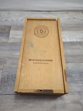 Used, Woodbridge Portocinco Aged In Oak Barrels BOX ONLY Wooden Wine Crate   for sale  Shipping to South Africa