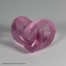 Lalique pink heart for sale  BRISTOL