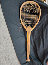 Antigua raqueta de tenis Jefferies de madera cola de pez The "Angelto" Regd. Whiteway segunda mano  Embacar hacia Argentina