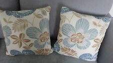 Pair floral cushion for sale  COALVILLE