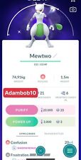 Usado, Pokémon Go | Shiny Shadow Mewtwo | Mini P T C 100K Stardust | 20 doces comprar usado  Enviando para Brazil