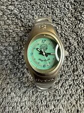 Relógio feminino Rip Curl clássico Ocean Atoll 17264G pulseira de prata mostrador azul-petróleo novo batt comprar usado  Enviando para Brazil