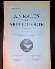 Annales spéléologie tome d'occasion  France