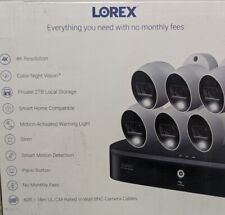 Sistema de seguridad Lorex con 6 cámaras de disuasión activa 4K 2 TB DVR TD861828D6-E segunda mano  Embacar hacia Argentina