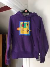 Used, RARE VINTAGE Champion SPORT HOODY Jacket Sweater Coat Hoodi Aerobic Gym Purple for sale  Shipping to South Africa
