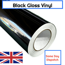 Gloss black vinyl for sale  Shipping to Ireland