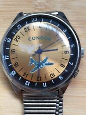 Usado, Vintage Russo Condor Relógio Manual Mostrador 24 Horas comprar usado  Enviando para Brazil