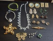 Signed Vintage Jewelry Lot Coro Lisner Trifari for sale  Shipping to South Africa