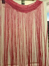 pink string curtain for sale  Bloomingdale