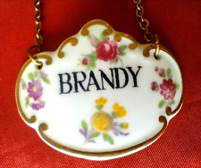 Vintage decanter label for sale  UK