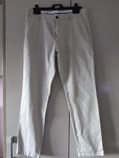 mens white linen trousers for sale  STOKE-ON-TRENT