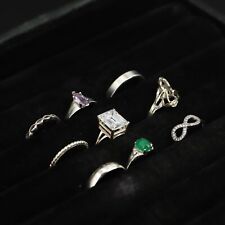 Sterling Silver - Lot of 9 Assorted Solid & Gemstone Rings NOT SCRAP - 26.5g, used for sale  USA