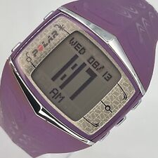 Purple Polar FT60 Heart Rate Monitor Watch Purple Band NEW BATTERY RUNS!, used for sale  Shipping to South Africa