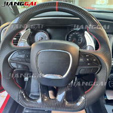 Carbon Fiber Steering Wheel for Dodge Challenger Hellcat SRT Jeep Grand Cherokee for sale  Shipping to South Africa