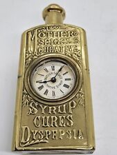 1878 MOTHER SEIGEL'S CURATIVE SYRUP Victorian QUACK MEDICINE Advertising Clock for sale  Shipping to South Africa