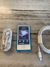 Apple iPod nano 7th Gen Blue (16 GB) NEW BATTERY NEW LCD   FLAWLESS SCREEN for sale  Shipping to South Africa