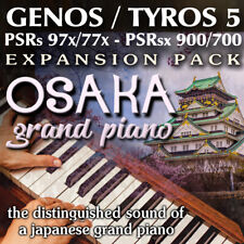 Osaka GRAND PIANO Expansion Pack for Yamaha Genos, Tyros 5, SX, PSRs, used for sale  Shipping to Canada