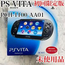 Sony PlayStation Vita 3G / Wi-Fi Modelo Crystal Black Limited (PCH-1100AB01) NOVO comprar usado  Enviando para Brazil