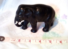 Black ceramic elephant for sale  PETERBOROUGH