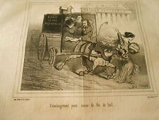Caricature 1849 déménagement d'occasion  Bourgoin-Jallieu