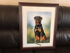Beautiful rottweiler framed for sale  MILTON KEYNES