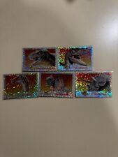 Conjunto de cartas colecionáveis de filme Jurassic Park dinâmico da Austrália prisma (5) comprar usado  Enviando para Brazil