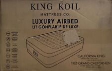 NEW OB King Koil Luxury California King Air Mattress with Built-in Pump BLACK, used for sale  Shipping to South Africa