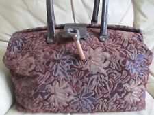 vintage tapestry carpet handbag for sale  GUILDFORD