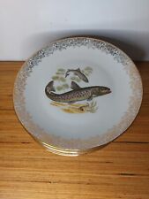 Porcelain fish plates d'occasion  Expédié en Belgium