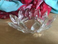 Clear glass lotus for sale  BEXHILL-ON-SEA