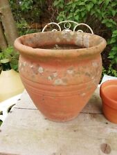 Victorian Hand Thrown Terracotta Garden Plant Pot Plants Flowers 8 Inches High for sale  Shipping to South Africa