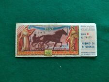 1953 biglietto lotteria usato  Arezzo