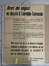 Manifesto confesercenti viterb usato  Viterbo