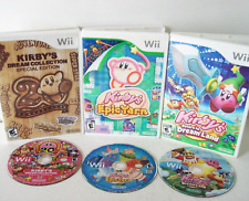 Lote de jogos para Nintendo Wii Kirby Kirbys Dream Collection Epic Yarn Return Dream Land comprar usado  Enviando para Brazil