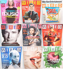 Revista Wired [multi-anúncio] 2001 - 2007 Music Pop Culture Tech política comprar usado  Enviando para Brazil