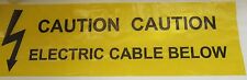 Caution underground electric for sale  HATFIELD