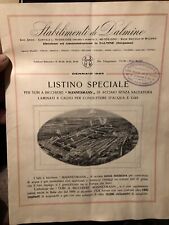Catalogo dalmine 1924 usato  Ternengo
