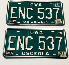 iowa license plates for sale  Alcester