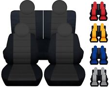 Fundas delanteras y traseras de asiento de coche se adaptan a Fiat 500 Pop, salón, Abarth 09-19 12 colores segunda mano  Embacar hacia Argentina